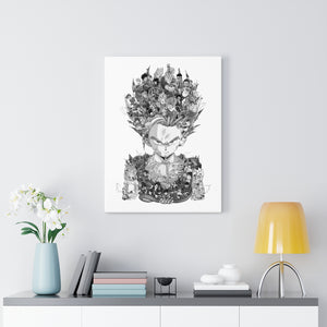 GOHAN BLACK & WHITE CANVAS GOHAN BLACK & WHITE CANVAS