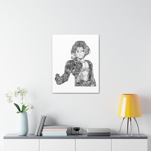 EDWARD ELRIC BLACK & WHITE CANVAS EDWARD ELRIC BLACK & WHITE CANVAS