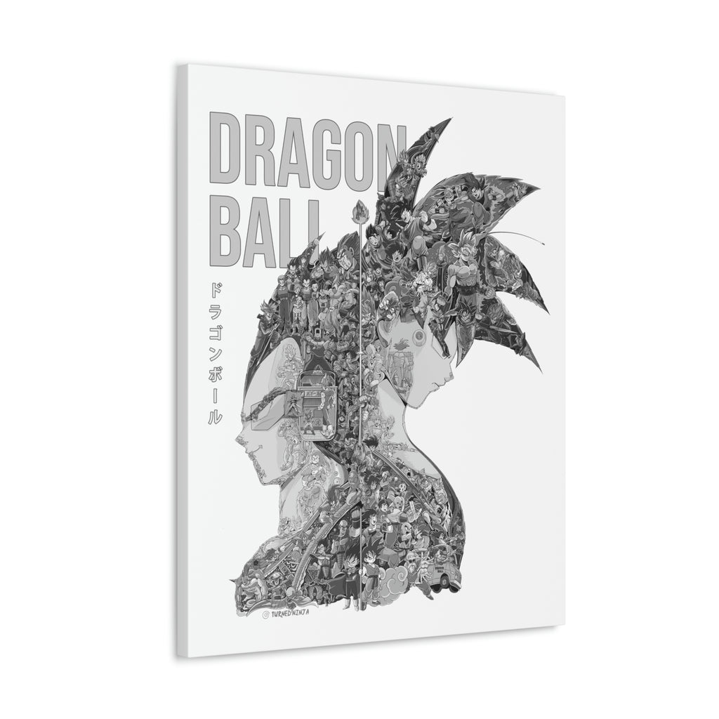 GOKU VEGETA BLACK & WHITE CANVAS GOKU VEGETA BLACK & WHITE CANVAS