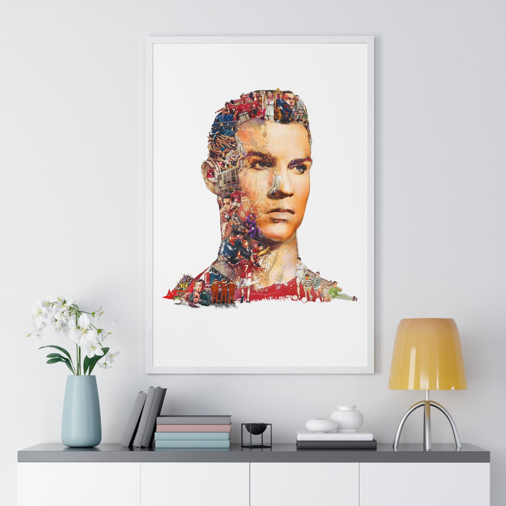 RONALDO COLOR FRAMED POSTER RONALDO COLOR FRAMED POSTER