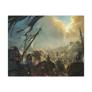 BATTLE OF THE PELENNOR FIELDS CANVAS BATTLE OF THE PELENNOR FIELDS CANVAS