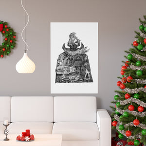 SANJI BLACK & WHITE POSTER SANJI BLACK & WHITE POSTER