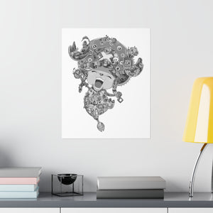 CHOPPER BLACK & WHITE POSTER CHOPPER BLACK & WHITE POSTER