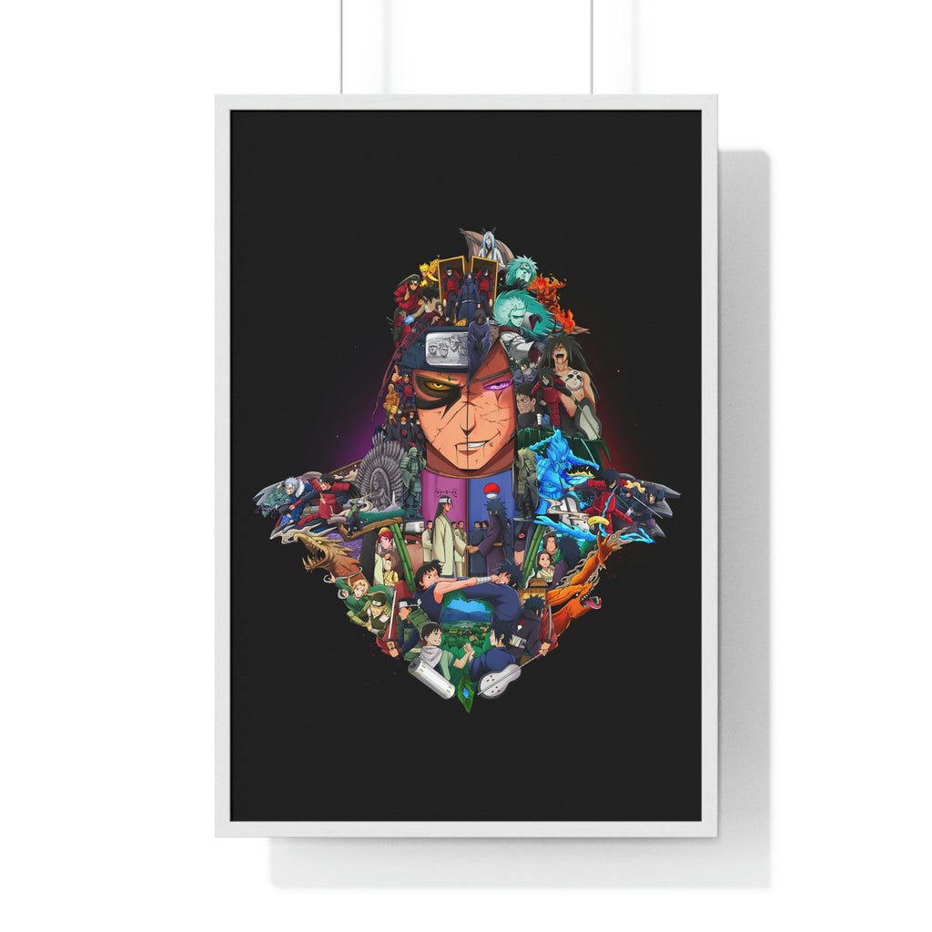 HASHIRAMA - MADARA COLOR FRAMED POSTER HASHIRAMA - MADARA COLOR FRAMED POSTER