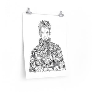 NARUTO BLACK & WHITE POSTER NARUTO BLACK & WHITE POSTER