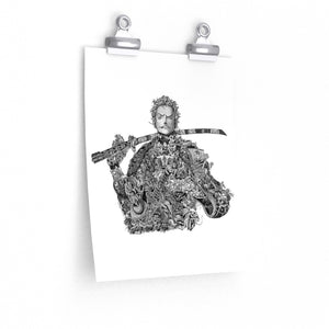 ZORO BLACK & WHITE POSTER ZORO BLACK & WHITE POSTER