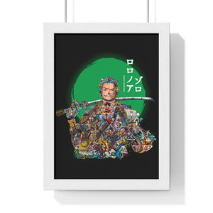 ZORO COLOR FRAMED POSTER ZORO COLOR FRAMED POSTER
