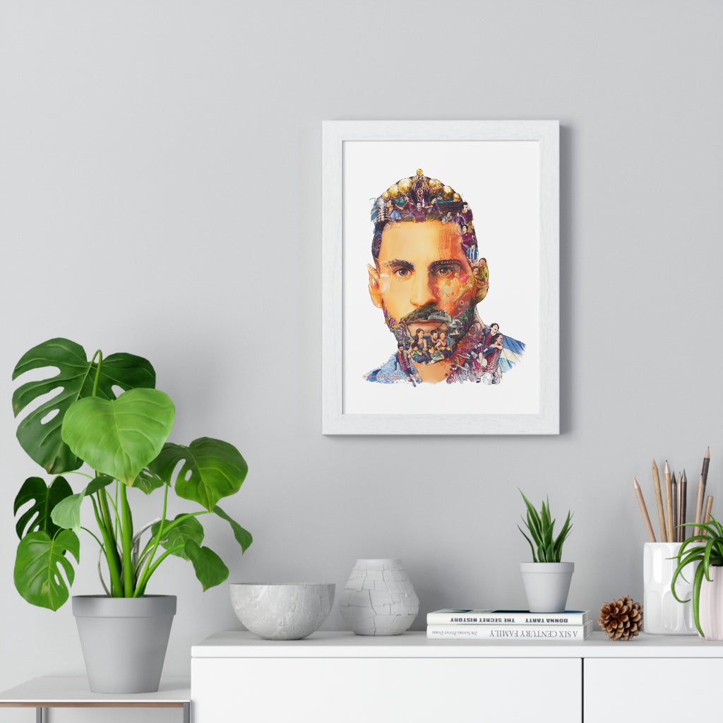 MESSI COLOR FRAMED POSTER MESSI COLOR FRAMED POSTER