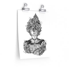 VEGETA BLACK & WHITE POSTER VEGETA BLACK & WHITE POSTER