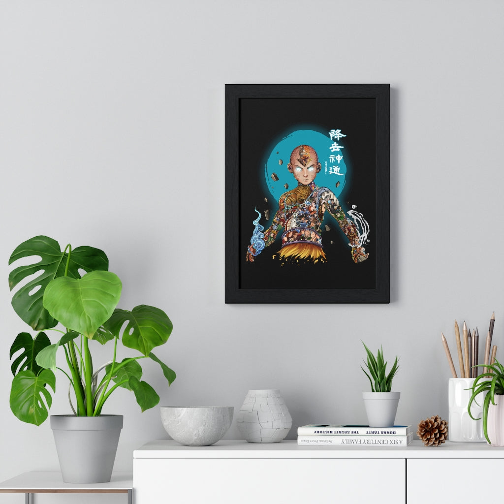 AANG COLOR FRAMED POSTER AANG COLOR FRAMED POSTER