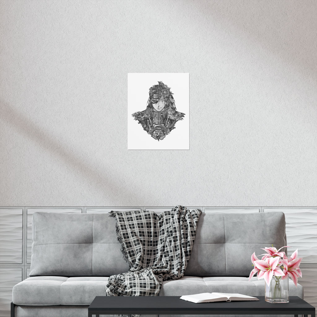 HASHIRAMA - MADARA BLACK & WHITE POSTER HASHIRAMA - MADARA BLACK & WHITE POSTER