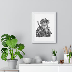 TRUNKS BLACK & WHITE FRAMED POSTER TRUNKS BLACK & WHITE FRAMED POSTER