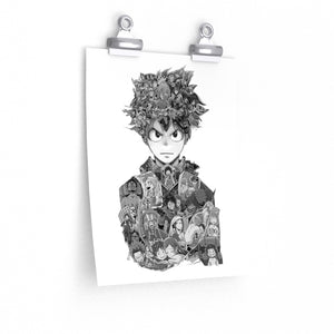 DEKU BLACK & WHITE POSTER DEKU BLACK & WHITE POSTER