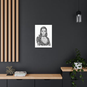 ROBIN BLACK & WHITE CANVAS ROBIN BLACK & WHITE CANVAS