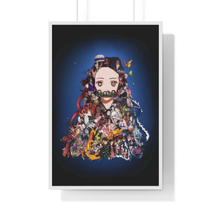 NEZUKO COLOR FRAMED POSTER NEZUKO COLOR FRAMED POSTER
