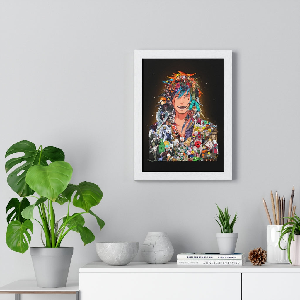 JIRAIYA COLOR FRAMED POSTER JIRAIYA COLOR FRAMED POSTER