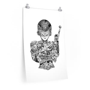 FRIEZA BLACK & WHITE POSTER FRIEZA BLACK & WHITE POSTER