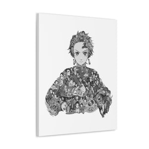 TANJIRO BLACK & WHITE CANVAS TANJIRO BLACK & WHITE CANVAS