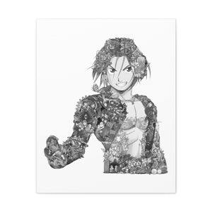 EDWARD ELRIC BLACK & WHITE CANVAS EDWARD ELRIC BLACK & WHITE CANVAS