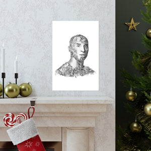 KOBE BRYANT BLACK & WHITE POSTER KOBE BRYANT BLACK & WHITE POSTER