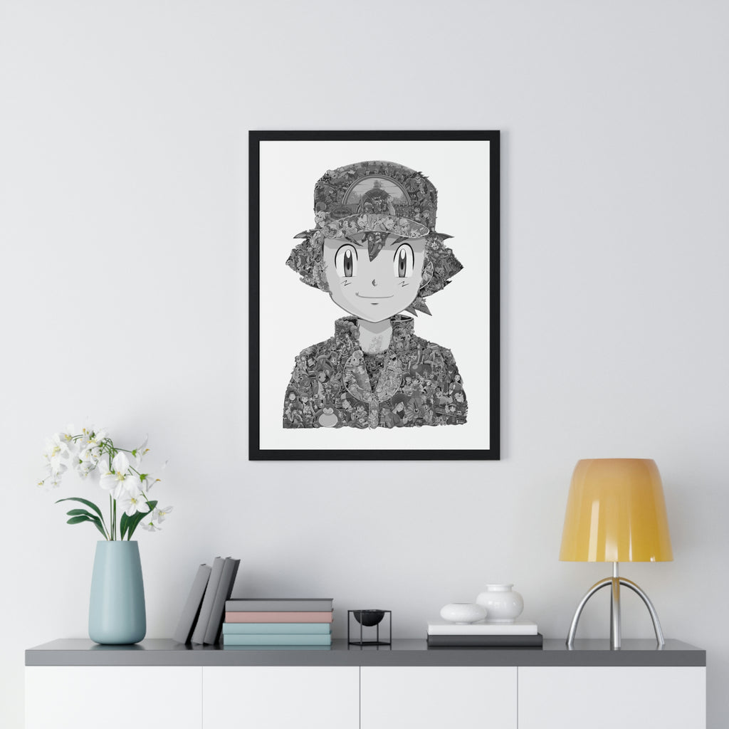 ASH BLACK & WHITE FRAMED POSTER ASH BLACK & WHITE FRAMED POSTER