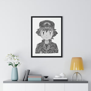 ASH BLACK & WHITE FRAMED POSTER ASH BLACK & WHITE FRAMED POSTER