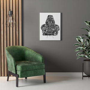 DARTH VADER BLACK & WHITE CANVAS DARTH VADER BLACK & WHITE CANVAS