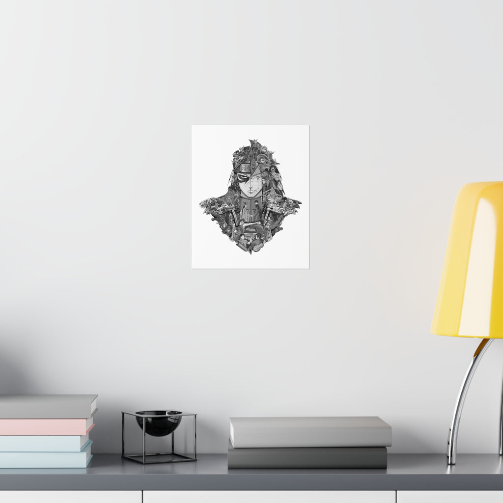 HASHIRAMA - MADARA BLACK & WHITE POSTER HASHIRAMA - MADARA BLACK & WHITE POSTER