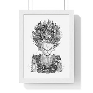 GOHAN BLACK & WHITE FRAMED POSTER GOHAN BLACK & WHITE FRAMED POSTER