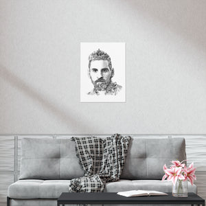 MESSI BLACK & WHITE POSTER MESSI BLACK & WHITE POSTER