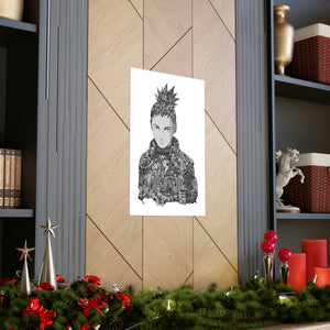 SHIKAMARU BLACK & WHITE POSTER SHIKAMARU BLACK & WHITE POSTER