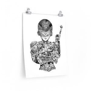 FRIEZA BLACK & WHITE POSTER FRIEZA BLACK & WHITE POSTER