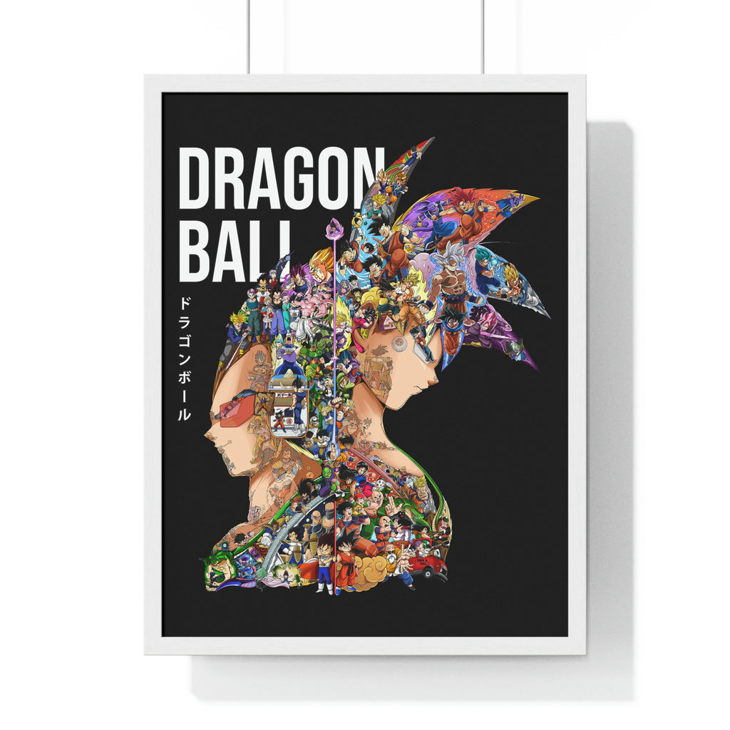 GOKU VEGETA COLOR FRAMED POSTER GOKU VEGETA COLOR FRAMED POSTER