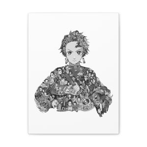 TANJIRO BLACK & WHITE CANVAS TANJIRO BLACK & WHITE CANVAS