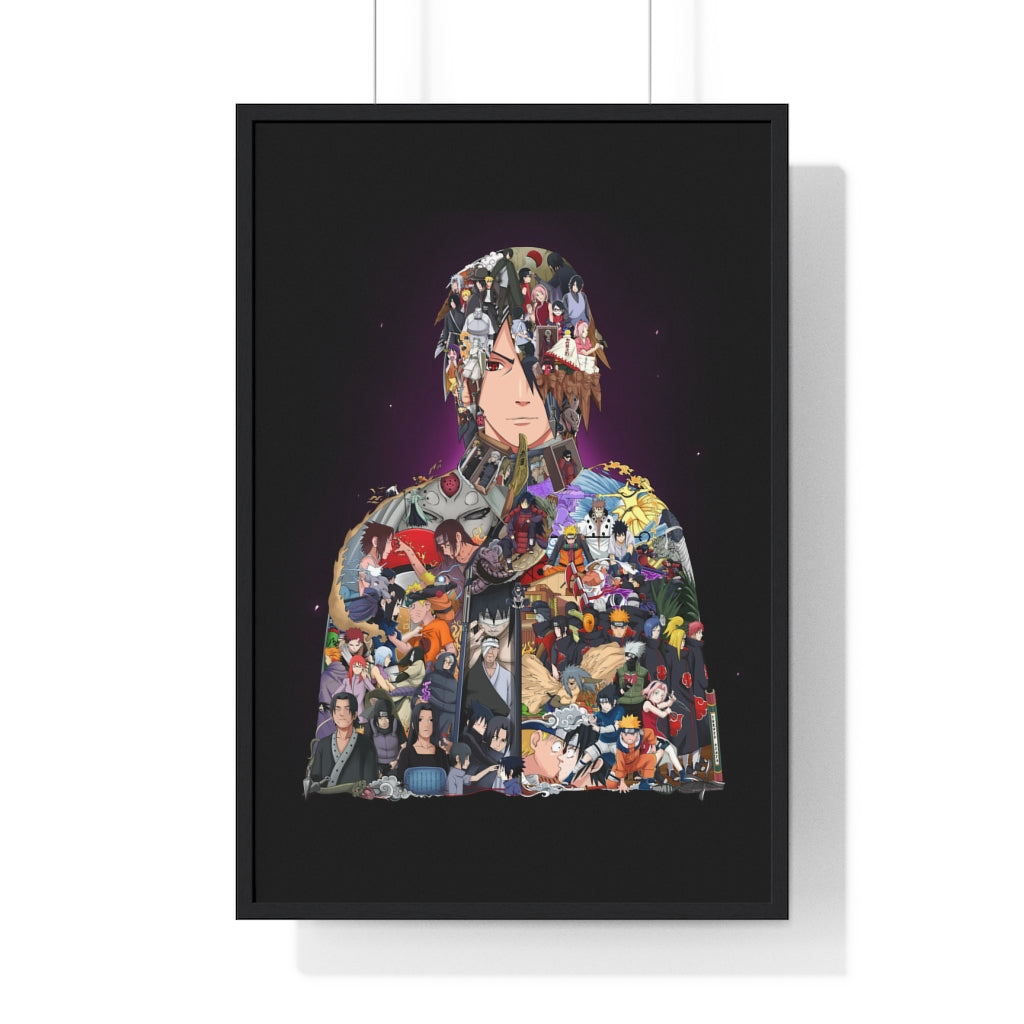 SASUKE COLOR FRAMED POSTER SASUKE COLOR FRAMED POSTER