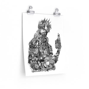 KAKASHI BLACK & WHITE POSTER KAKASHI BLACK & WHITE POSTER