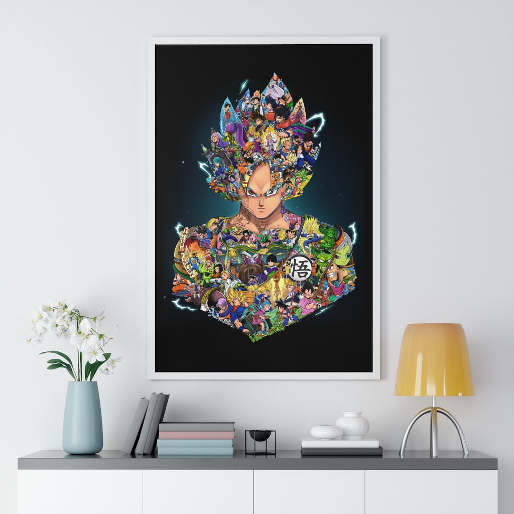 GOKU COLOR FRAMED POSTER GOKU COLOR FRAMED POSTER