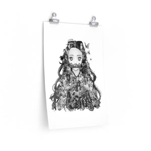 NEZUKO BLACK & WHITE POSTER NEZUKO BLACK & WHITE POSTER