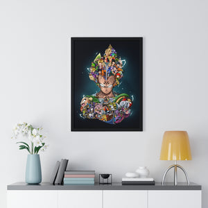 VEGETA COLOR FRAMED POSTER VEGETA COLOR FRAMED POSTER