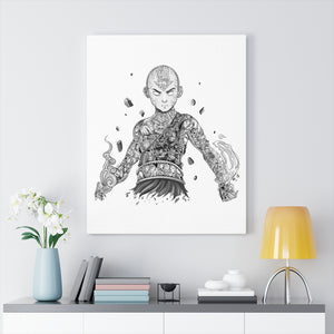 AANG BLACK & WHITE CANVAS AANG BLACK & WHITE CANVAS