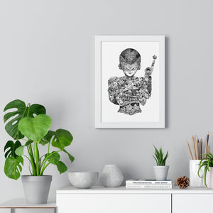 FRIEZA BLACK & WHITE FRAMED POSTER FRIEZA BLACK & WHITE FRAMED POSTER