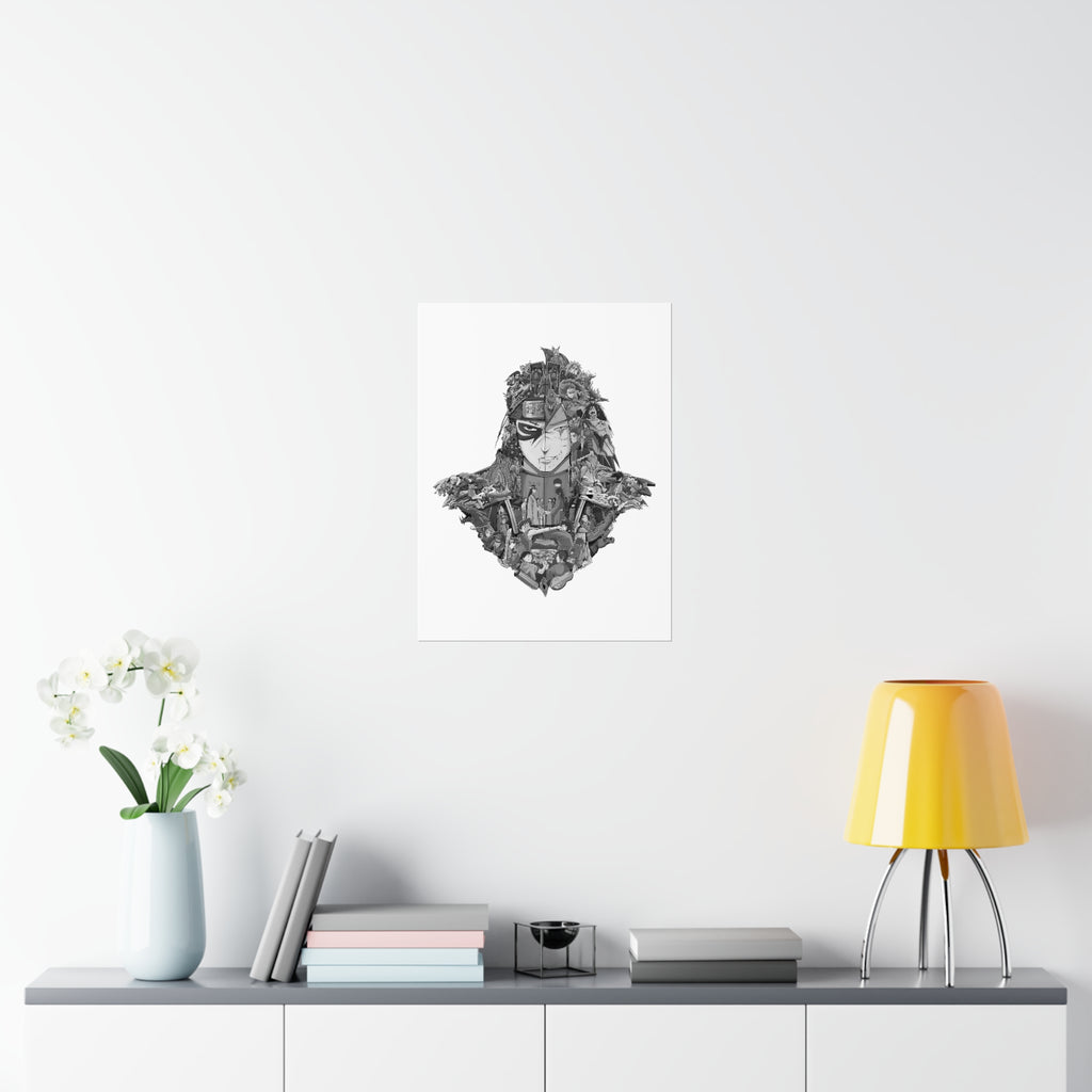 HASHIRAMA - MADARA BLACK & WHITE POSTER HASHIRAMA - MADARA BLACK & WHITE POSTER