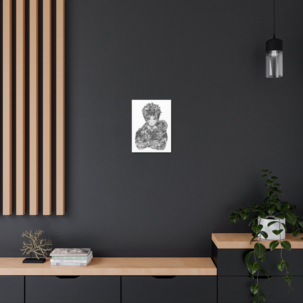 GAARA BLACK & WHITE CANVAS GAARA BLACK & WHITE CANVAS