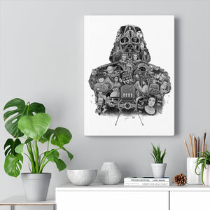 DARTH VADER BLACK & WHITE CANVAS DARTH VADER BLACK & WHITE CANVAS