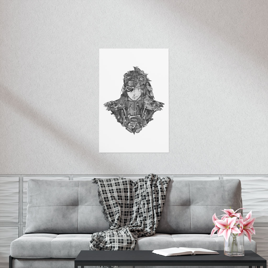 HASHIRAMA - MADARA BLACK & WHITE POSTER HASHIRAMA - MADARA BLACK & WHITE POSTER