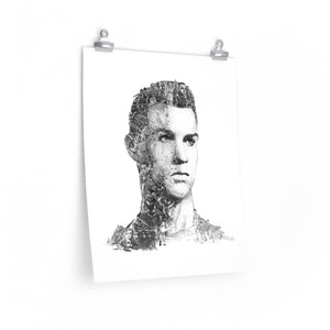 RONALDO BLACK & WHITE POSTER RONALDO BLACK & WHITE POSTER