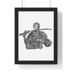 ZORO BLACK & WHITE FRAMED POSTER ZORO BLACK & WHITE FRAMED POSTER