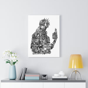 KAKASHI BLACK & WHITE CANVAS KAKASHI BLACK & WHITE CANVAS