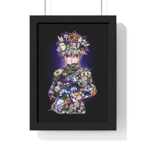 KILLUA COLOR FRAMED POSTER KILLUA COLOR FRAMED POSTER