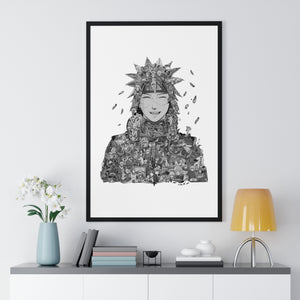 MINATO BLACK & WHITE FRAMED POSTER MINATO BLACK & WHITE FRAMED POSTER